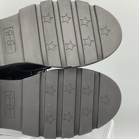 NEW Jessica Simpson Girls Rosa Brooch Embellished Ankle Boots Black Size 4 - Picture 10 of 10